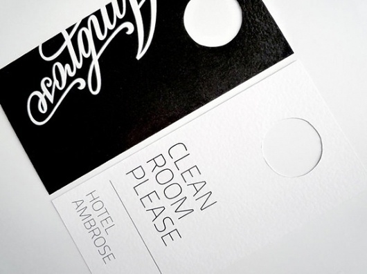 Onestep Creative - The Blog of Josh McDonald » Ambrose Hotel by Miklos Kiss #ambrose #script #branding #identity #hotel