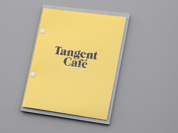 fivethousand fingers  |   http://fivethousandfingers.net"Tangent Café is a neighborhood restaurant and bar located on Vancouver's ec #logo #stationery #branding #typography