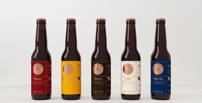 Cargo brewery beer branding from New Zealand design blog inspiration by www.mindsparklemag.com