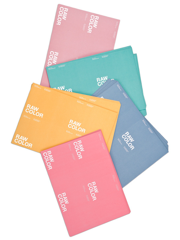 Raw_Color_Identity09 #bright #raw #branding #print #identity #colour