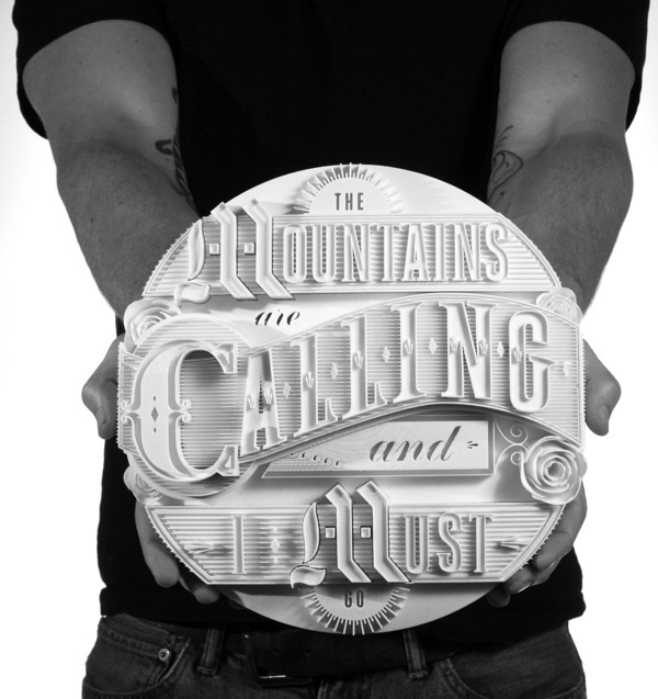 3D Type Sculptures + Animation on Behance #animation #lettering #print #type #3d #typography