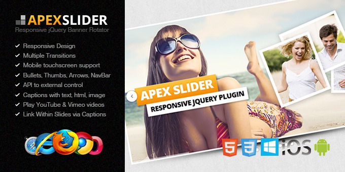 Apex Slider Responsive jQuery Plugin