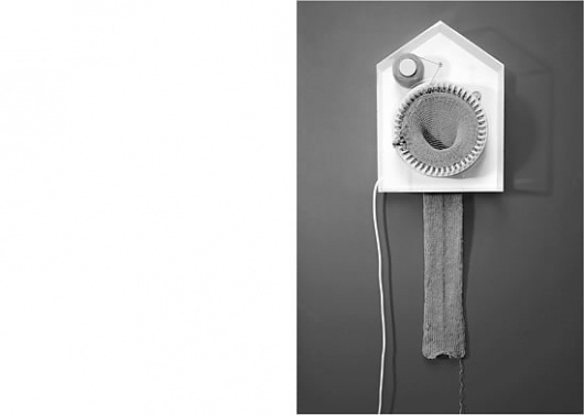 Siren Elise Wilhelmsen | Design Studio #clock #knitting #product