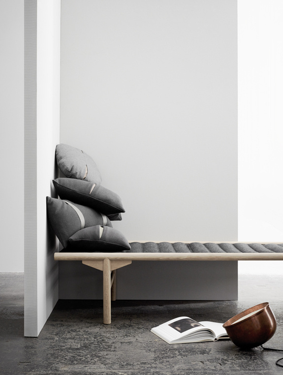 Just a Minute #white #interior #grey #bench