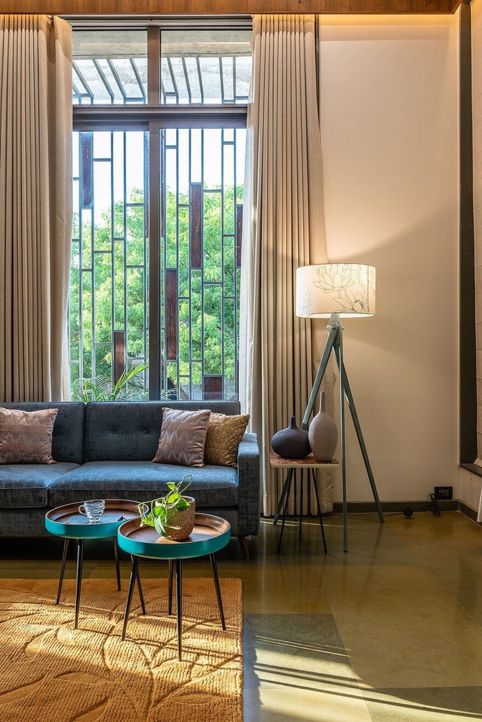 living area, Ahmedabad, India / ADHWA architecture . interiors