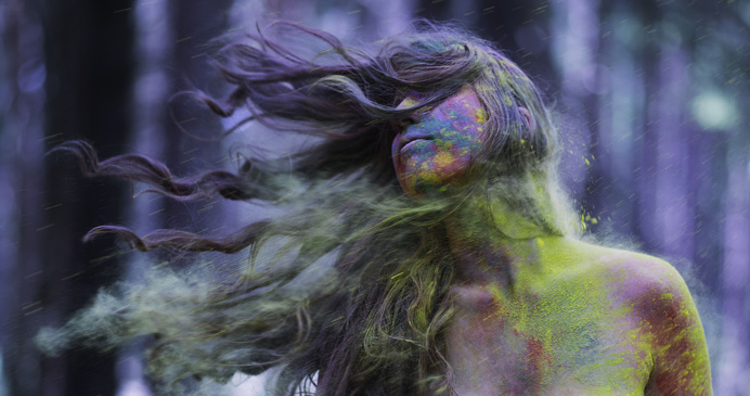 #photo #color #rainbow #hair Eva Dang