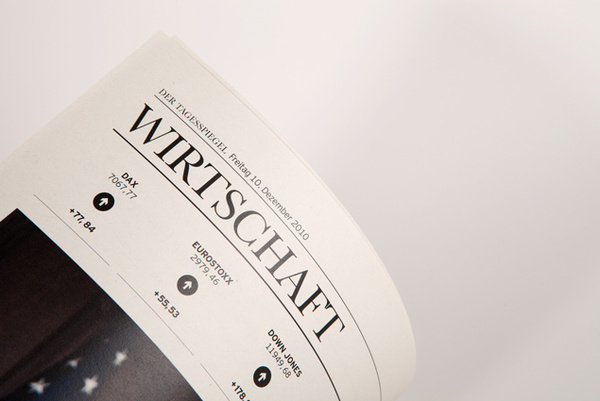 Ressort Wirtschaft #design #germany #newspaper #editorial #berlin