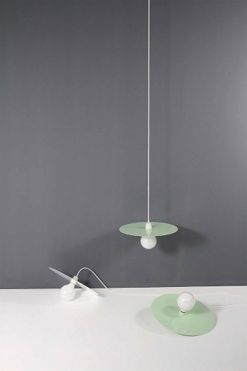 Flachmann | Stilsucht #interior #design #minimal #disc #light #pastel