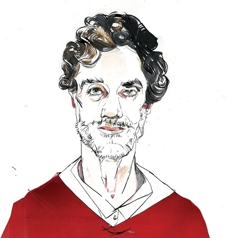 Men About Town - Events - Dwell #illustration #portrait #color