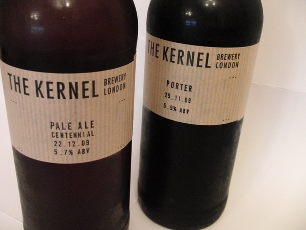 The Kernel - Admire the simplicity, gives a real feeling of a unique, small batch brewery but errs slightly on the side of looking 'cheap' #beer #bottles #branding