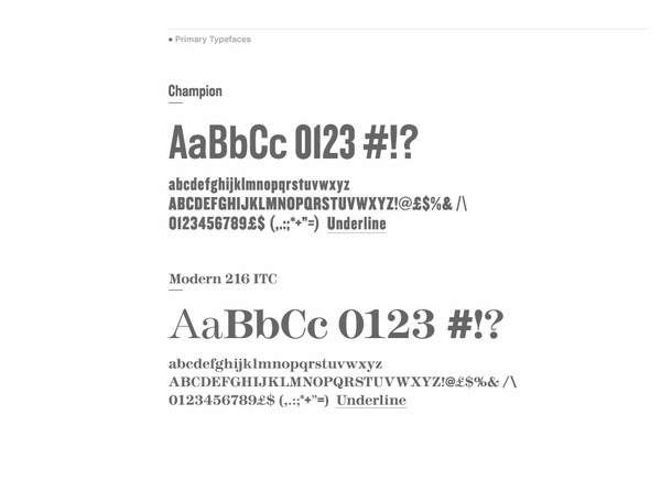 Showcase #typeface