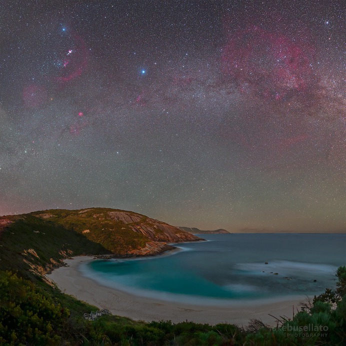 Orion over Salmon Holes Beach