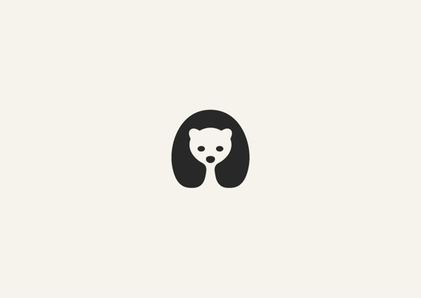 Negative space animal masterpieces on Behance #icon #animals