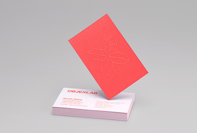 Objexlab by George&Harrison #graphic design #business card