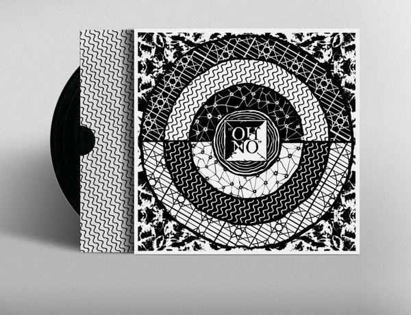 Foxygen | Oh No | Album cover on Behance #pattern #black #vinyl #stars #foxygen #circle