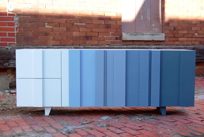 Ombre Console by Implement - furniture, furniture design, #design, modern furniture, #furniture