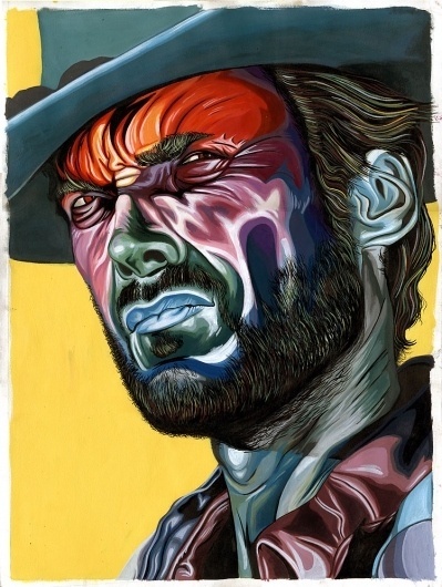 Yay Hooray | Make Something Cool Everyday #eastwood #colors #painting #clint #ugly #good #bad