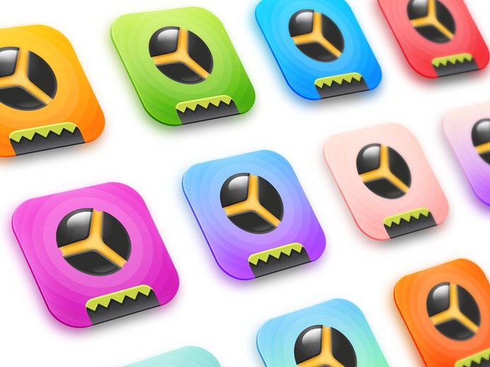 Mobile Game App Icon branding identity vector app store icon brand identity app icon ios app design ios app iconography product design mobile game branding game design logo design ui game identity logo logotype mark icon
