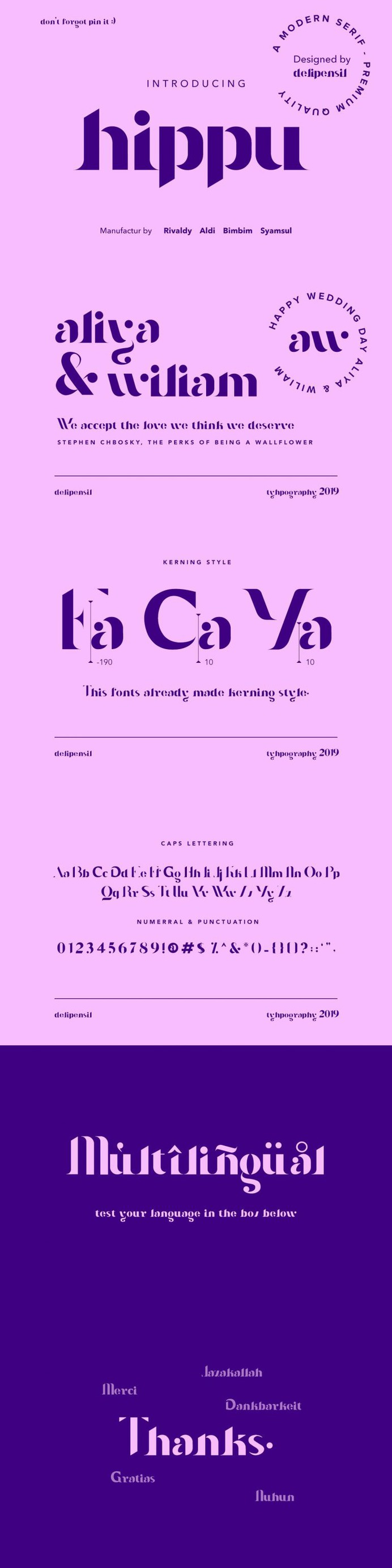 Hippu Medium Font