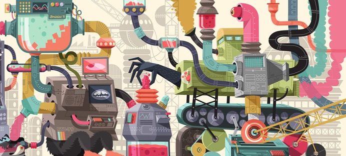 Outstanding murals by Dave Arcade - NICKELODEON WEST COAST + GARAGE MURAL