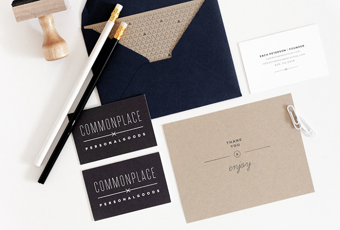 Commonplace by Rowan Made #graphic design #stationary