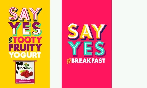 Lactofree Chris Welsby #graphics #illustration #typography