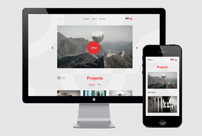 Stir by Bielke+Yang #brand design #website #web design