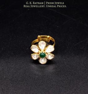 Ring - gold diamond polki kundan meena jadau jewellery