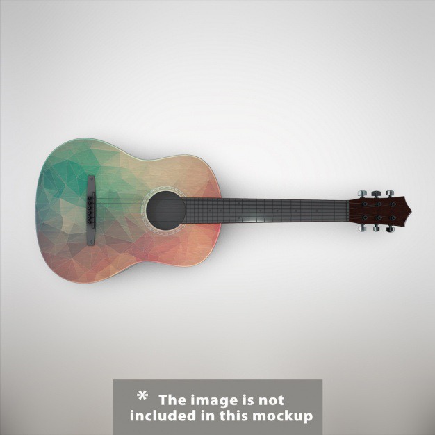 Guitar mock up design Free Psd. See more inspiration related to Mockup, Music, Design, Template, Web, Website, Guitar, Mock up, Templates, Website template, Mockups, Up, Musical instrument, Musical, Web template, Instrument, Realistic, Real, Web templates, Mock ups, Mock and Ups on Freepik.