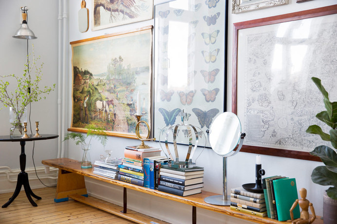 Stilblandningen sätter tonen i personliga loppishemmet - Sköna hem #interior #design #decor #deco #decoration