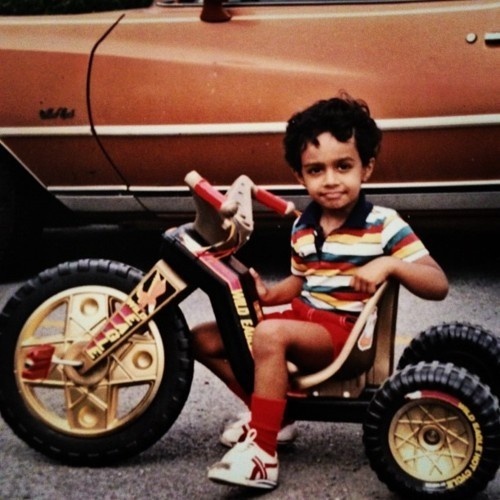 Taken with instagram #boy #kid #tricycle #strike