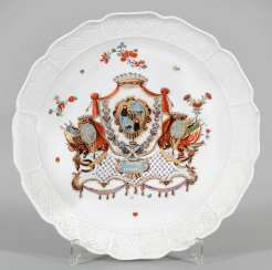 Great coat of arms plate from the #Sets #Teasets #Porcelainsets #Antiqueplates #Plates #Wallplates #Figures #Porcelainfigurines #porcelain