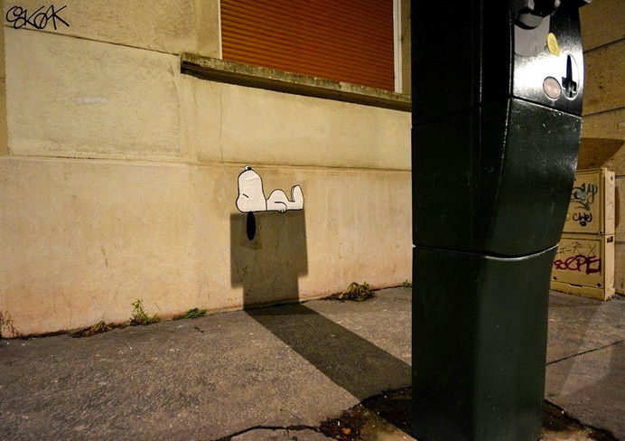 oakoak #snoopy #timing #shadow