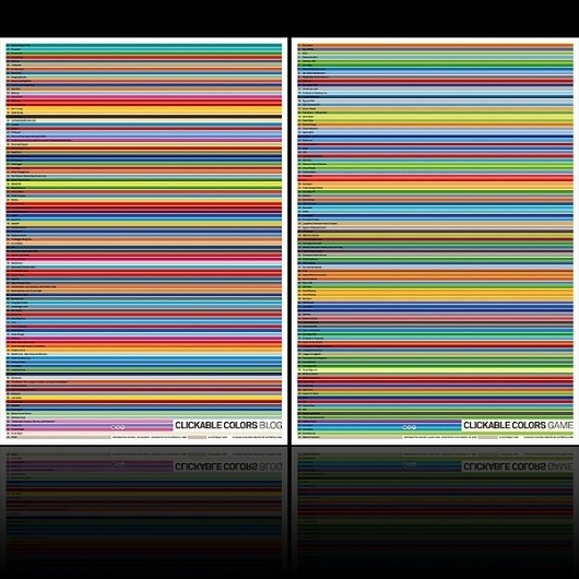 Antrepo / Clickable Colors Poster #colors #design #graphic