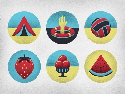 Summer_drbl #icon #dribbble #summer