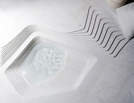 Dezeen » Blog Archive » St Hilaire church in Melle by Mathieu Lehanneur #groundplane #interiors #stone
