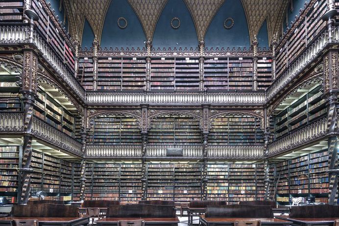 Real Gabinete Library, Rio De Janeiro, Brazil