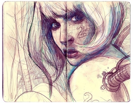 Sketches part 1 on the Behance Network #moleskine #sketchbook