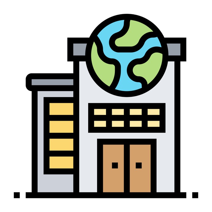 See more icon inspiration related to place, global, workplace, reporter, architecture, news, working, buildings, building, office and work on Flaticon.
