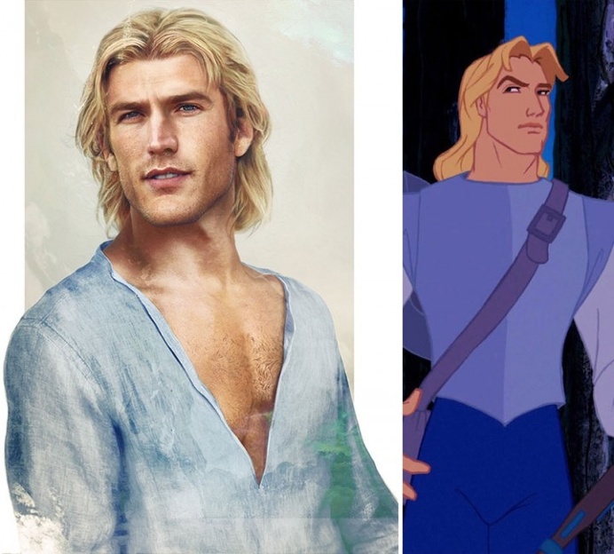 How Disney Princes Would Look Like in Real Life #disney #photoshop #editing