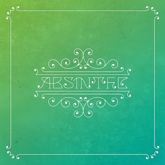 Absinthe By Floris Voorveld - Designers.MX #absinthe #typography