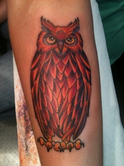 Daniela Salgado / Pinterest #tattoo #corporal #owl #art