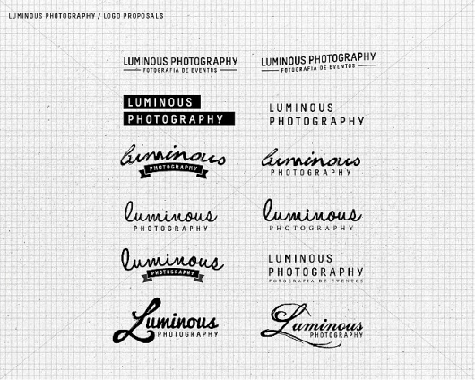Luminous Photography Logo - WRMSNFCTD | Creative Contagion #sketches #logo #black