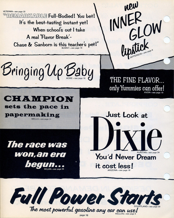 This is another Filmotype specimen. #type #specimen #typography