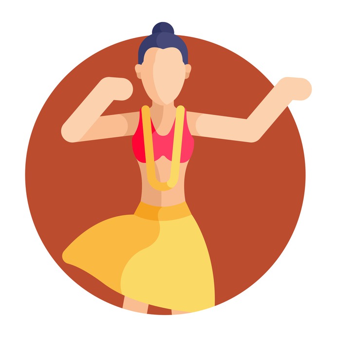 See more icon inspiration related to hawaii, hula, art and design, festival, dance, dancer, dancing, people and music on Flaticon.