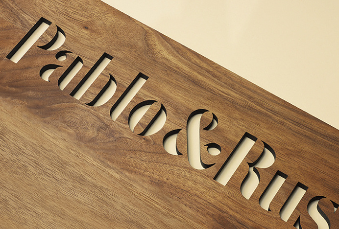 Pablo & Rusty's by Manual #logo #wood
