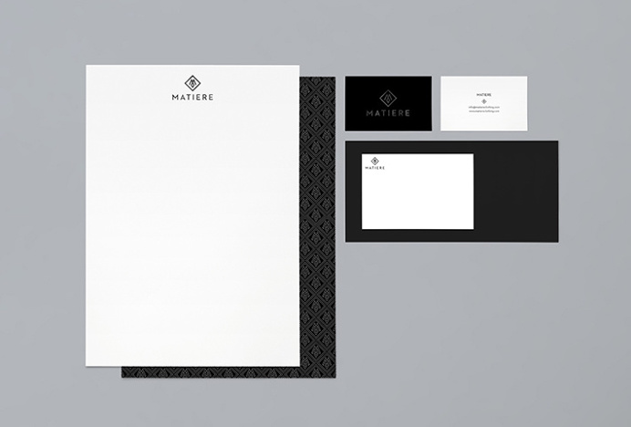 Matiere by Hype Type Studio #print #graphic design #stationary