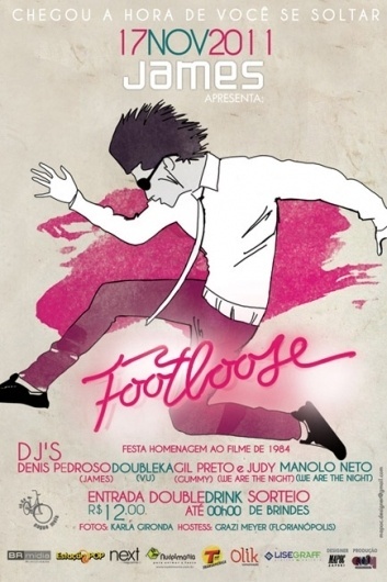 At the Movies - Footloose #illustration #footloose #poster