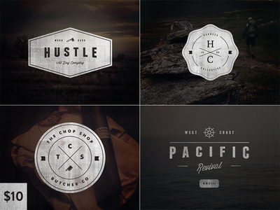 Vintage Logo Set: Volume Two #logos #design #graphic #vintage #typography