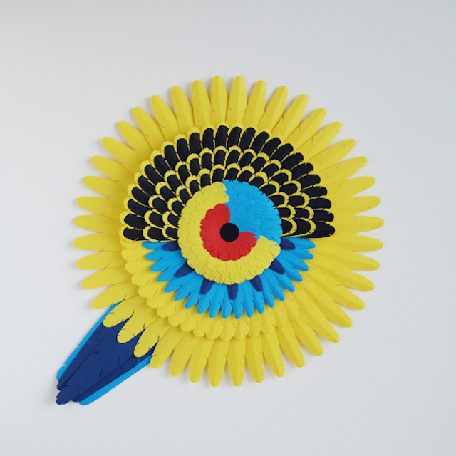 Australian Birds Paper Art #paper #colours